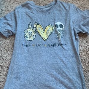 Custom Nightmare before christmas tee